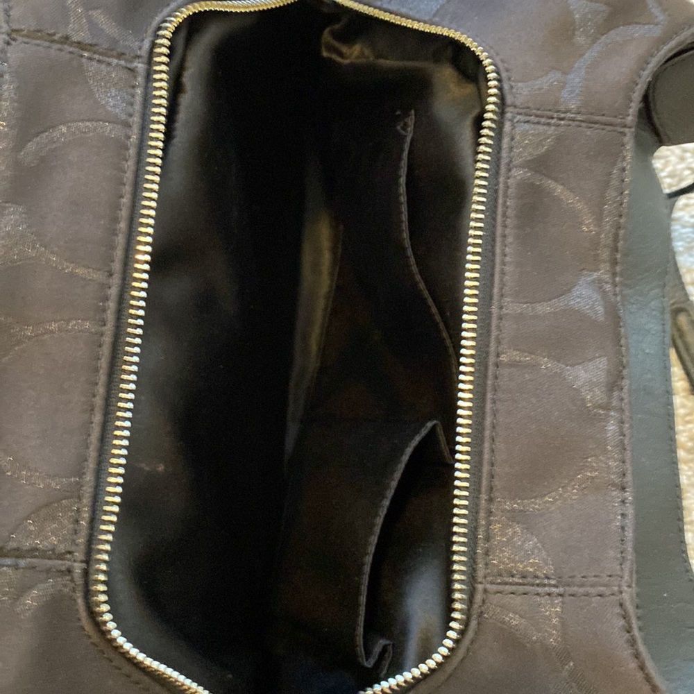 Coach Purse – Black (or Dark Brown) - Picture 2 of 5